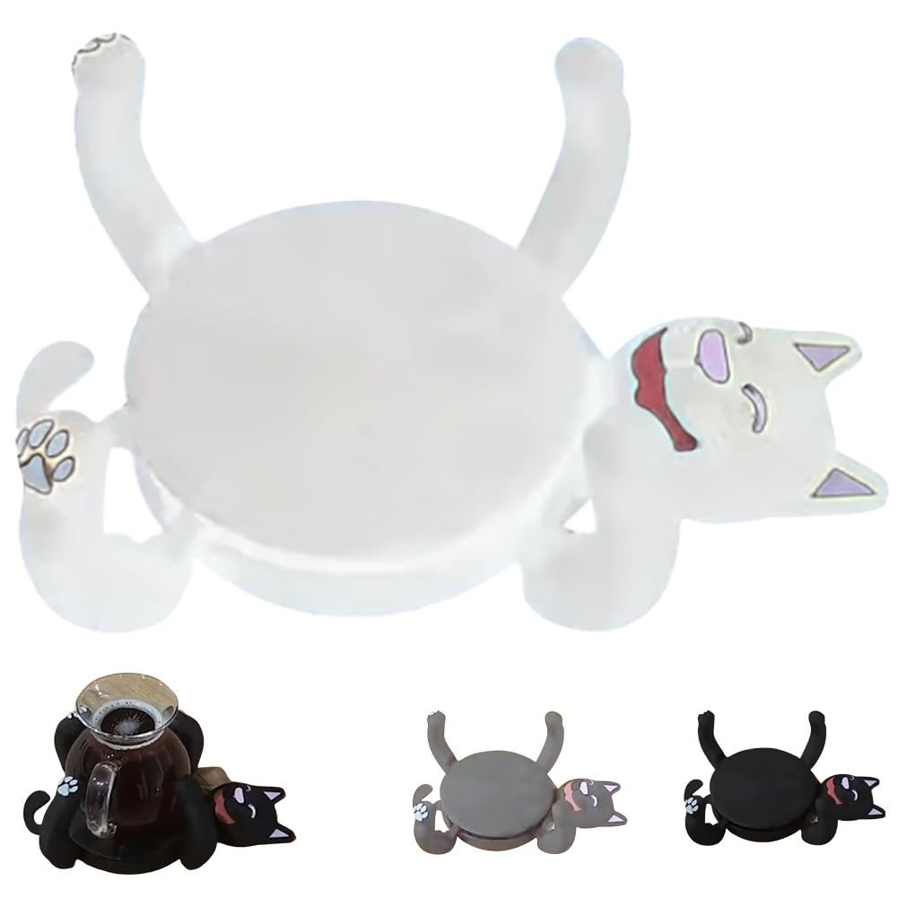 Coasters in the shape of cats