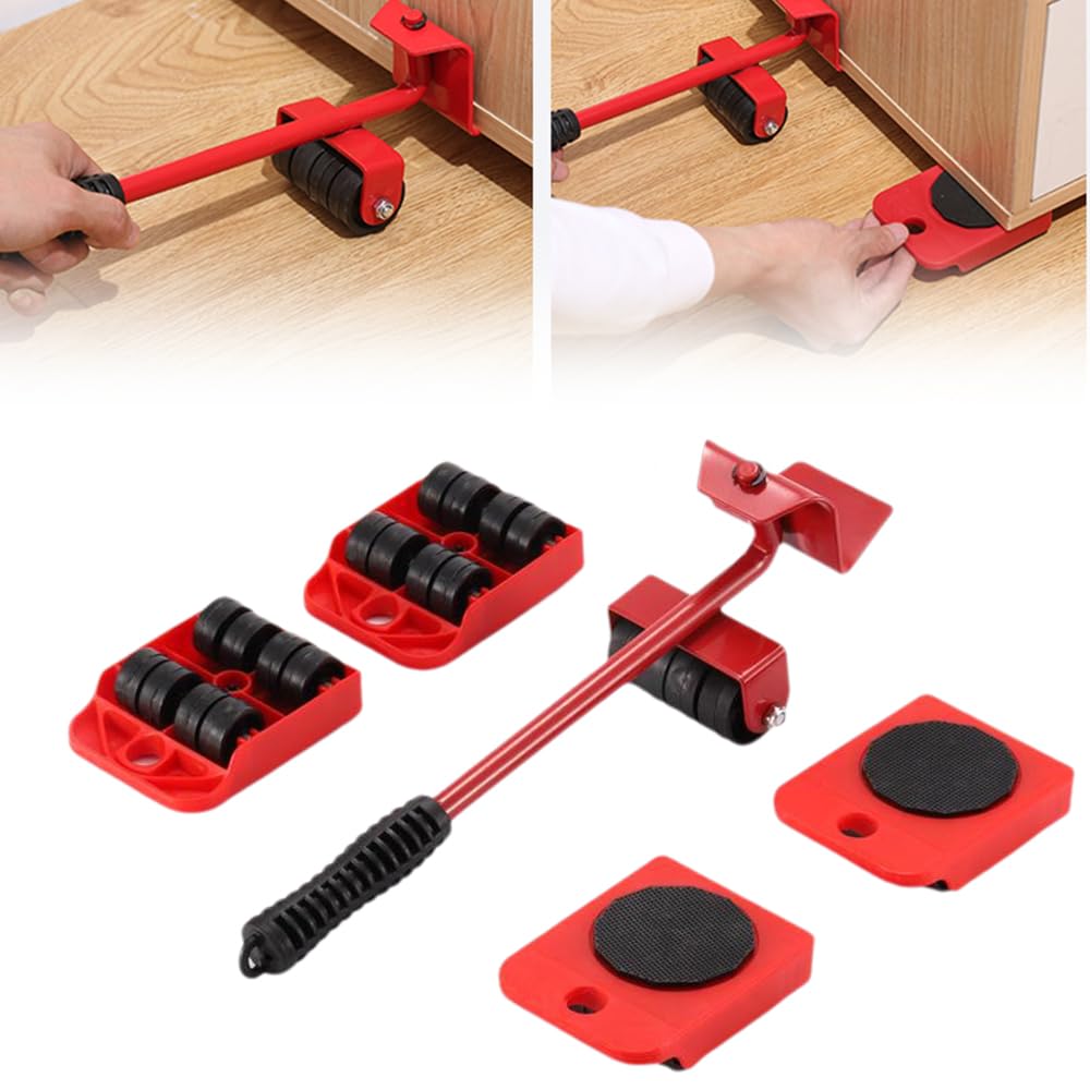 Furniture Lift Mover Tool Set with Adjustable Height