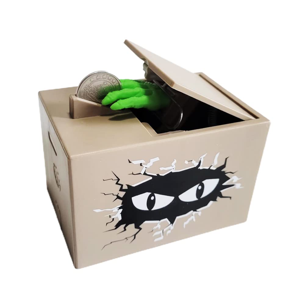 Ghost Hand Coin-Stealing Piggy Bank