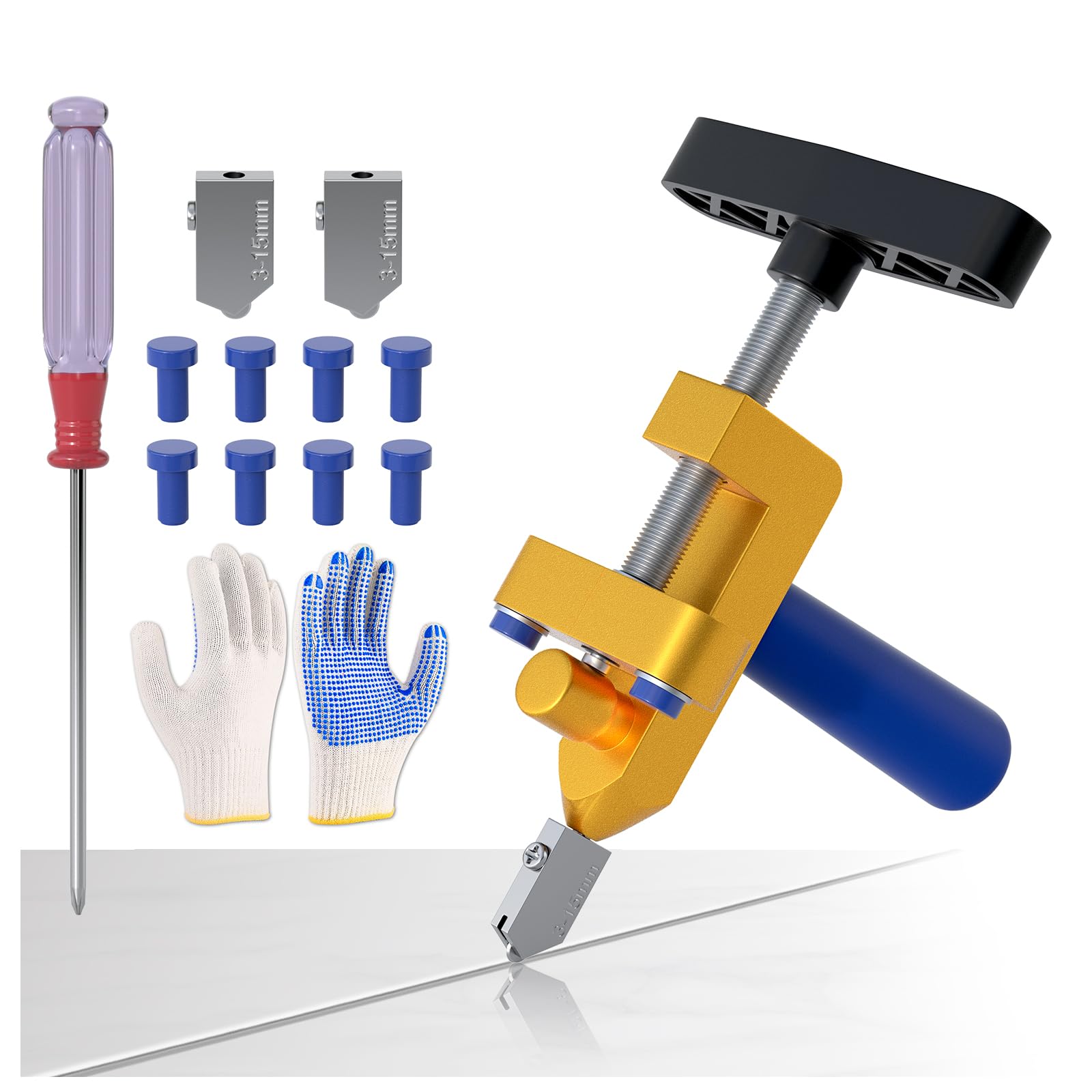 Glass Tile Cutter with Breaking Pliers