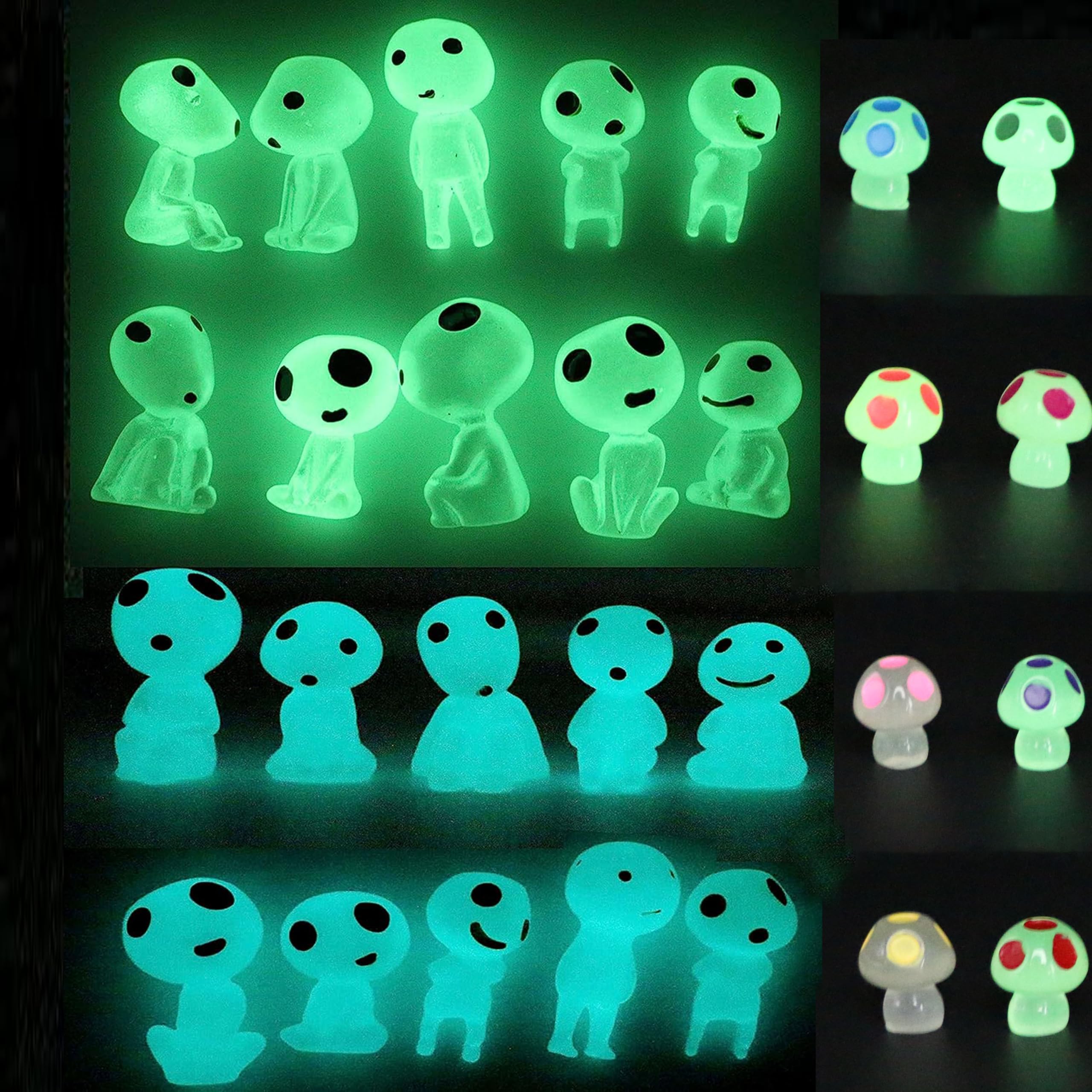 Glow-in-Dark Fairy Garden Tree Elves