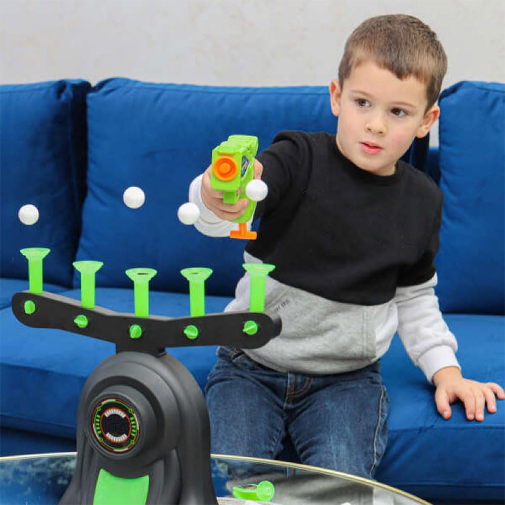 Glow-in-the-Dark Hover Target Shooting Game