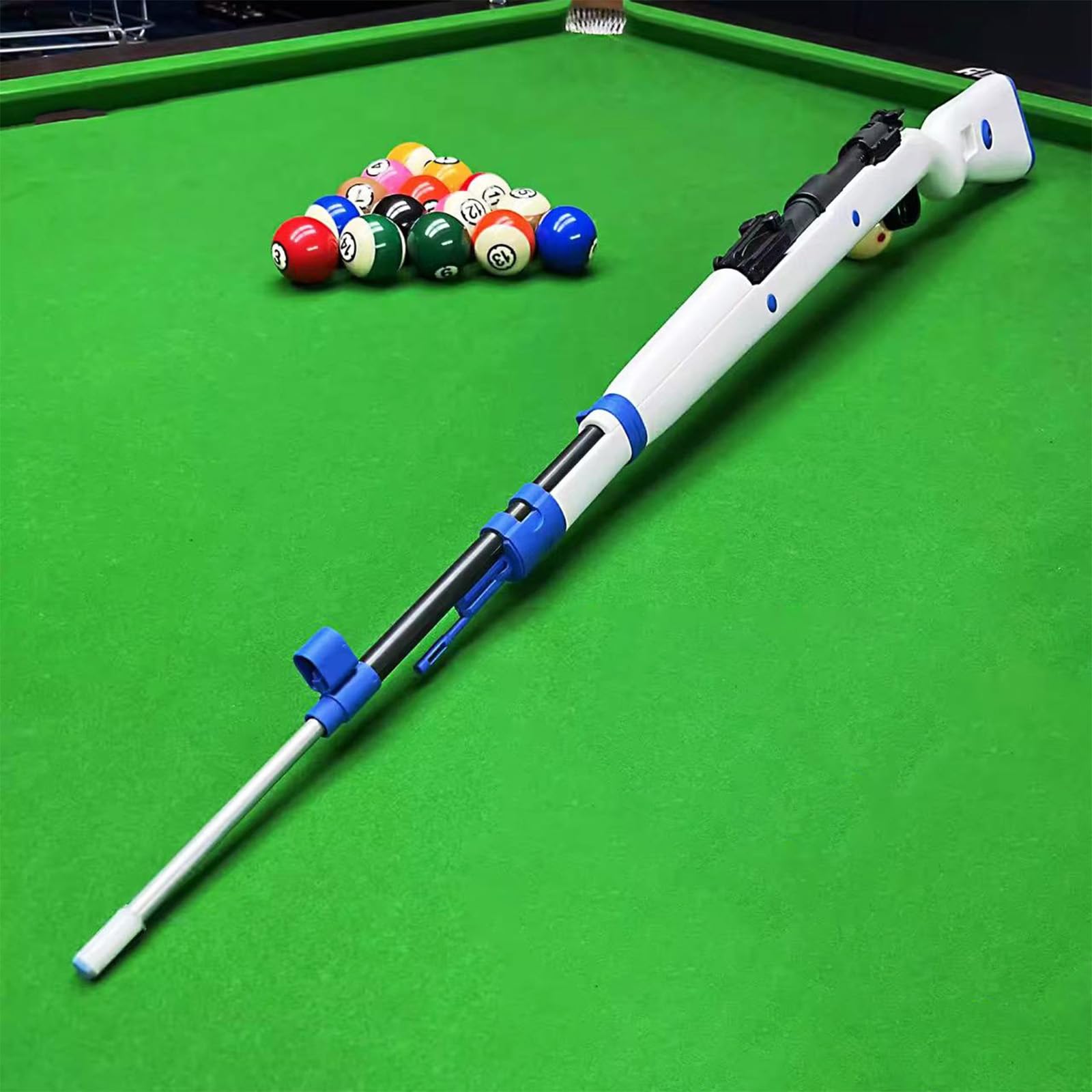 Billiards Gun Automatic Spring Pool Stick