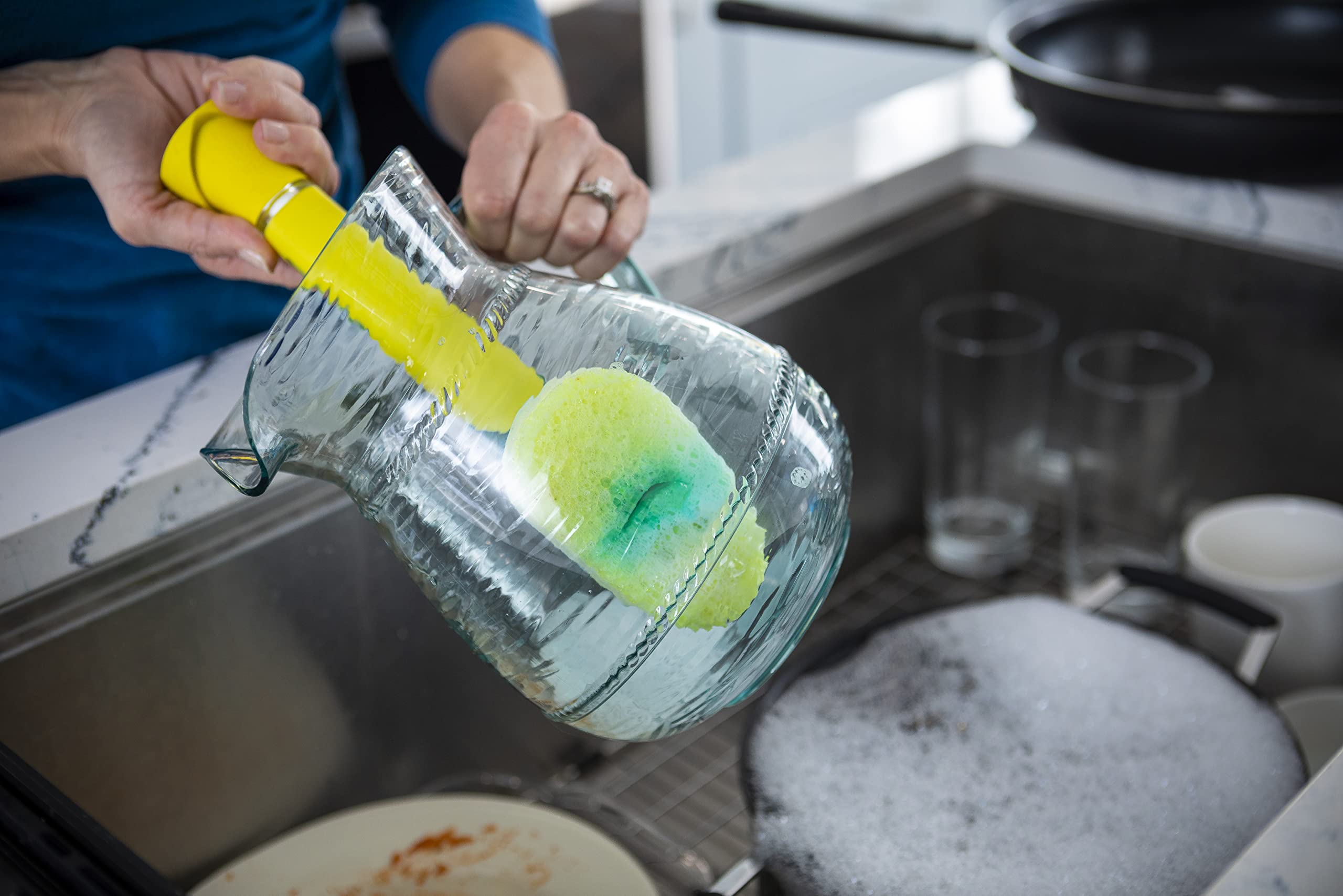 Soap Dispensing Dish Wand
