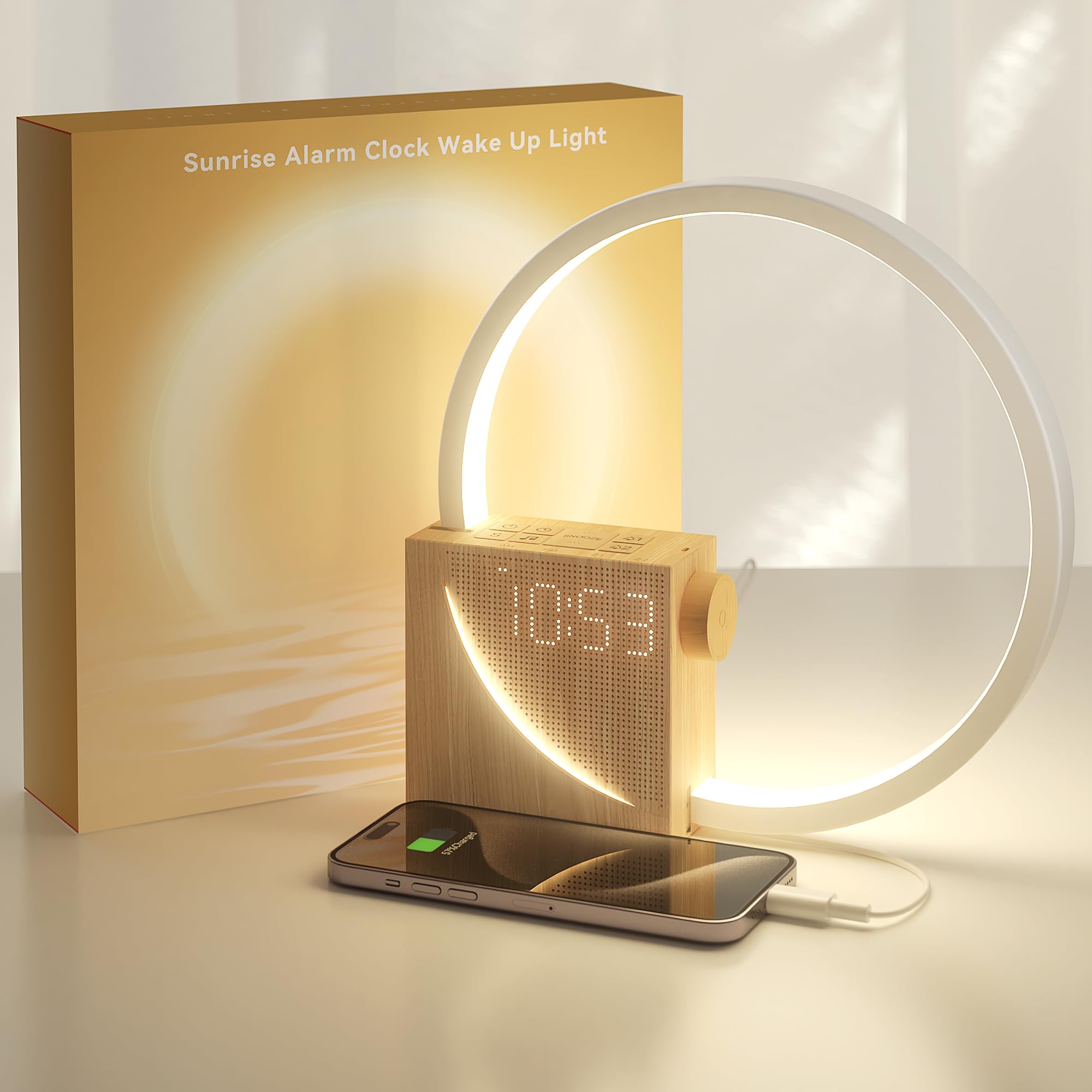 Sunrise Alarm Clock Sound Machine Nightlight
