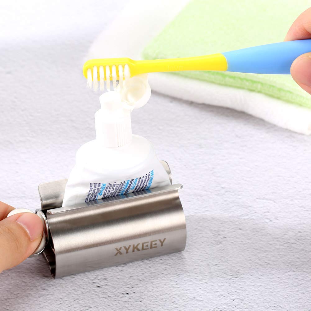 Toothpaste Squeezer Rollers, Metal Tube Wringer Stand