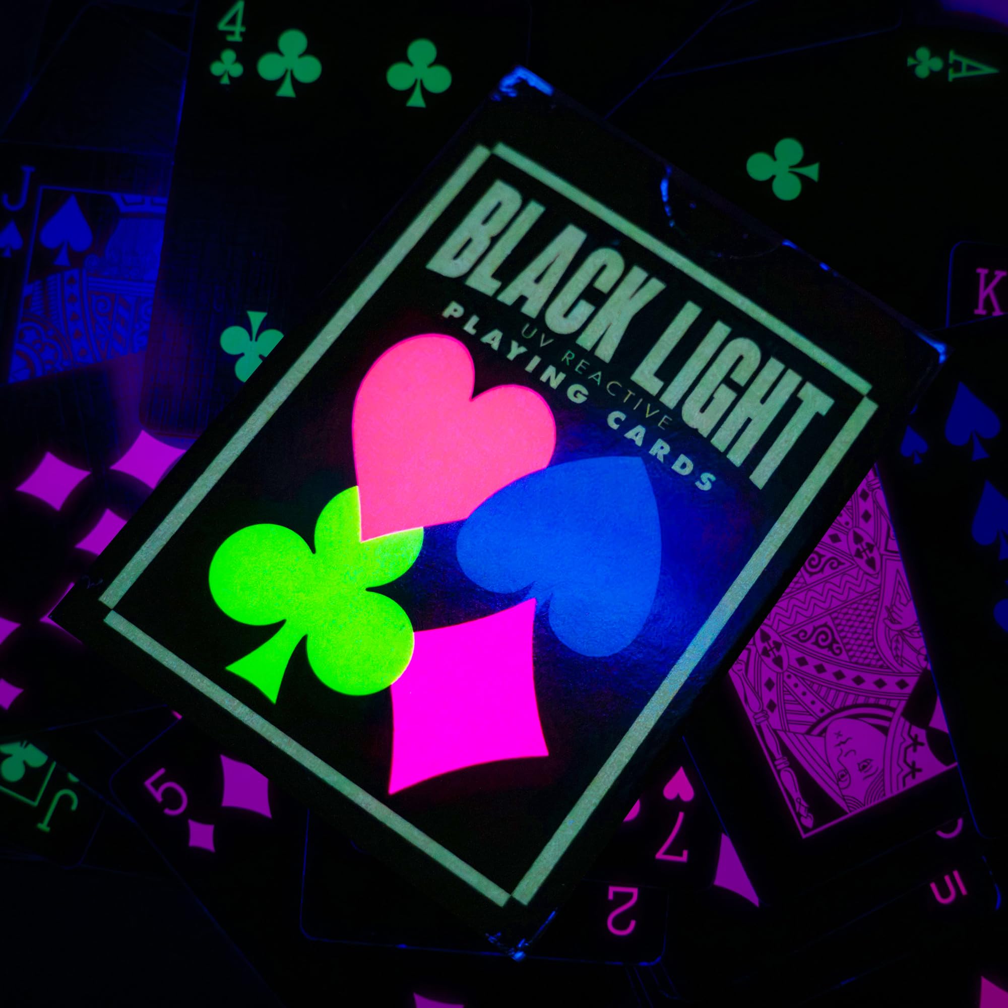 UV Black Light Playing Cards