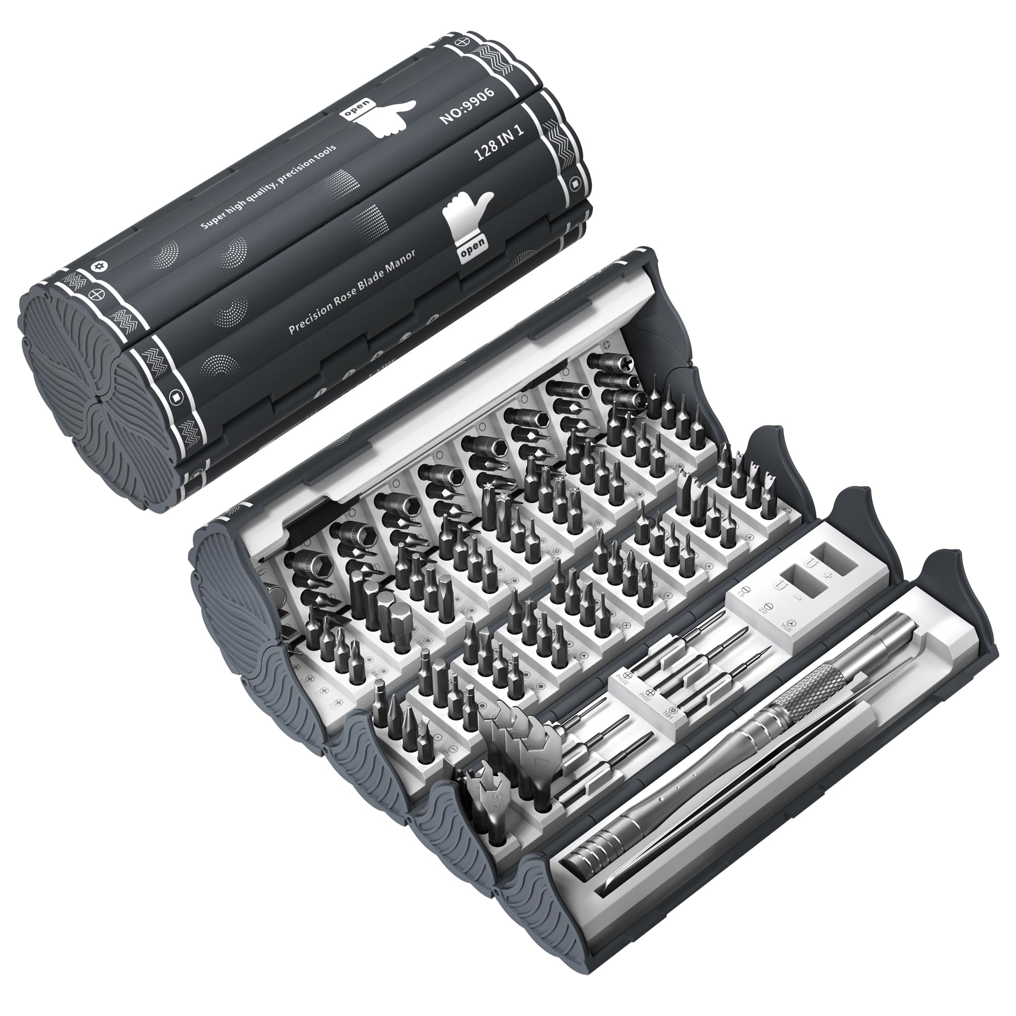128-in-1 Precision Magnetic Screwdriver Kit