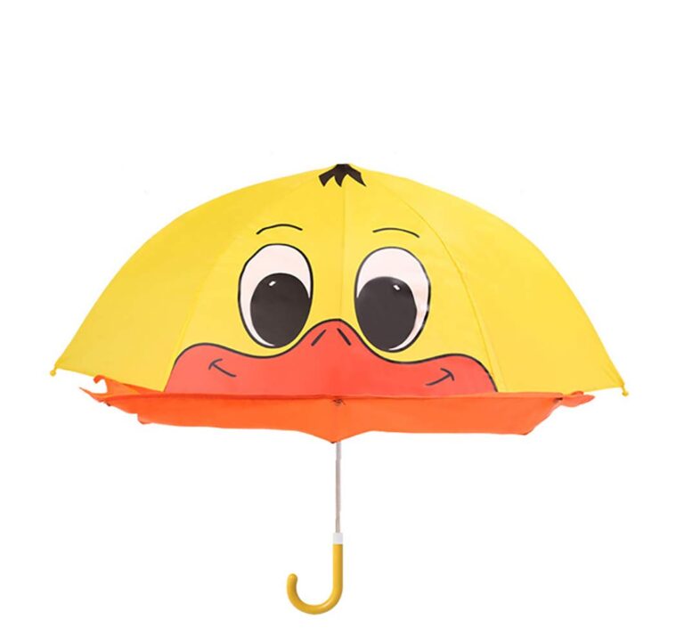 Cute Yellow Duck Umbrella for Kids