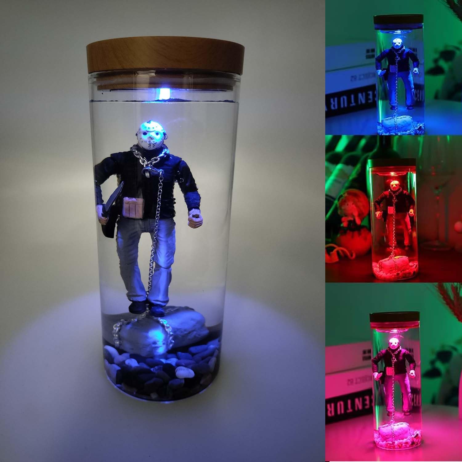 Jason Voorhees Horror Water Lamp