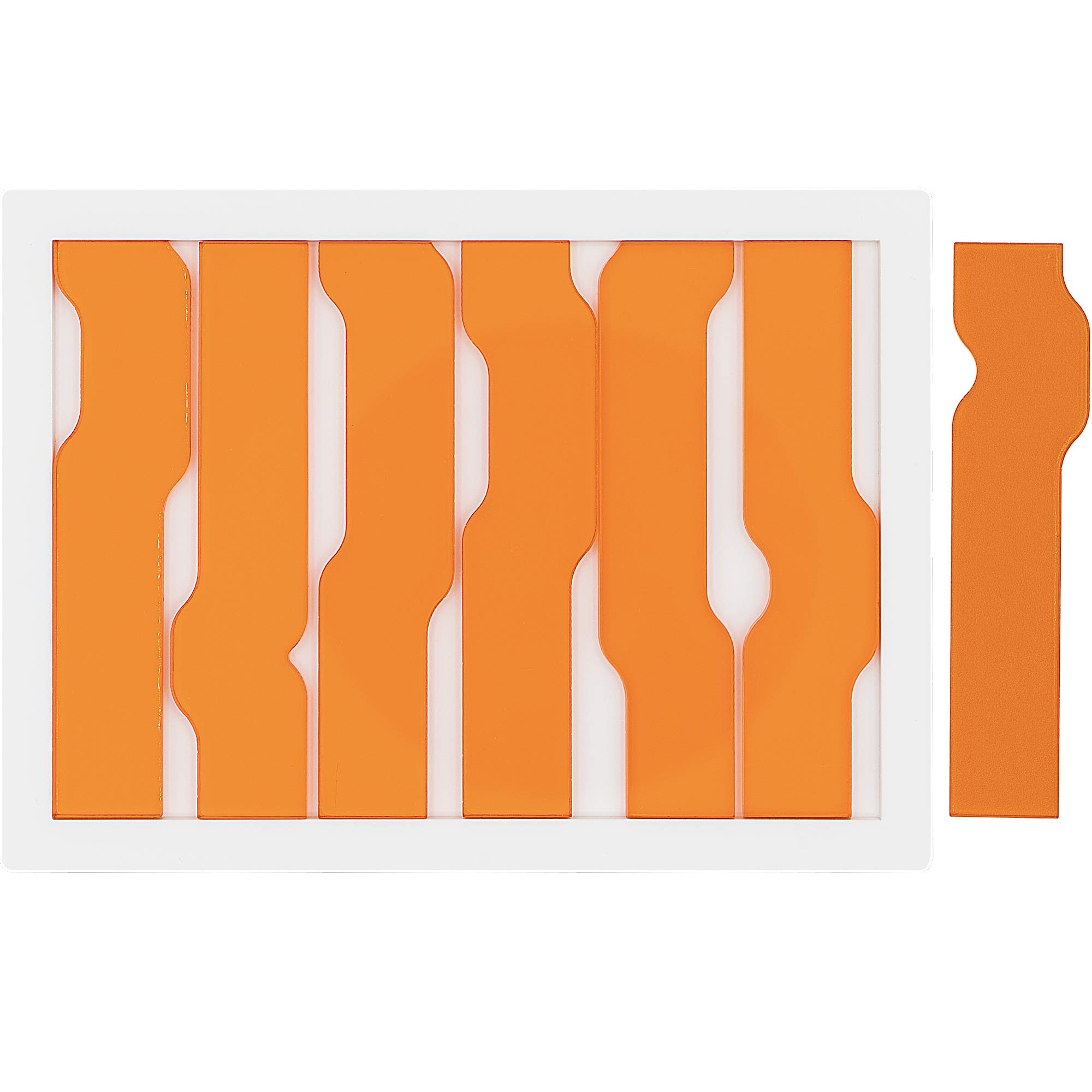 Jigsaw Wave Puzzle Clear Acrylic Brain Teaser