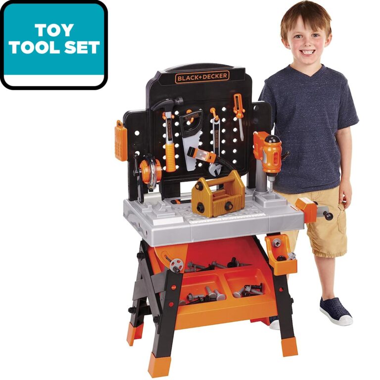 Kids Workbench Set with 75 Tools & Accessories