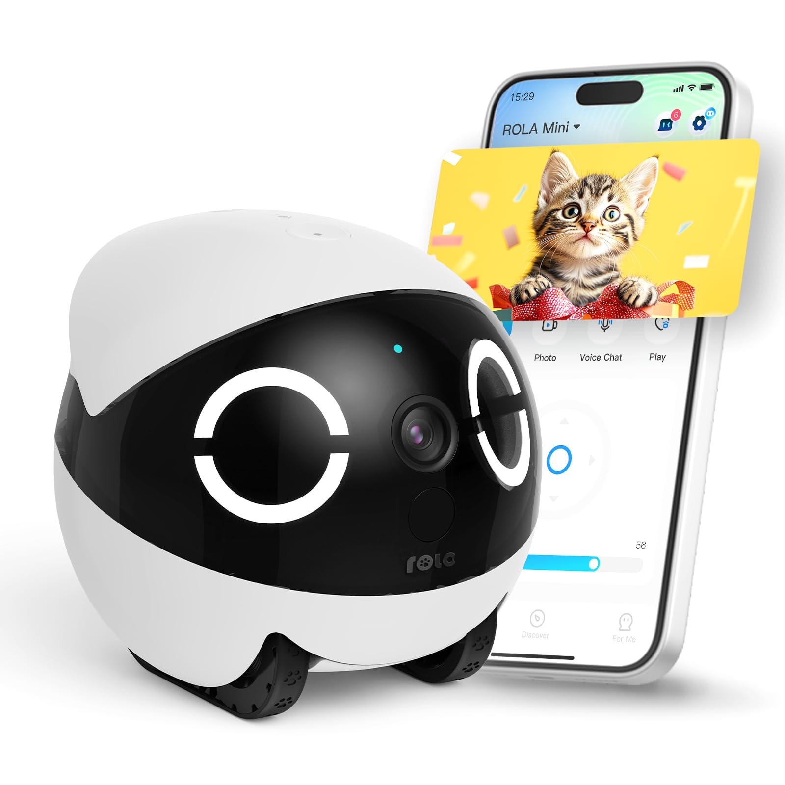 Mini 2K Pet Camera Robot