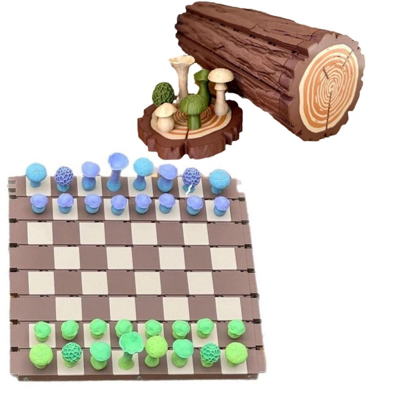 Mushroom Chess Log Set