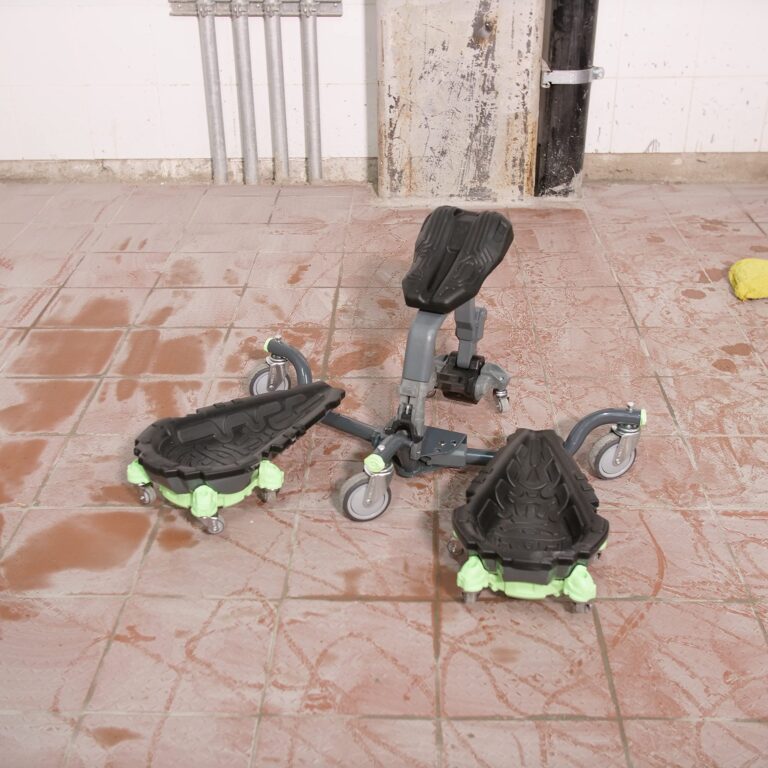 Rolling Knee Pads with 360° Turning Seat