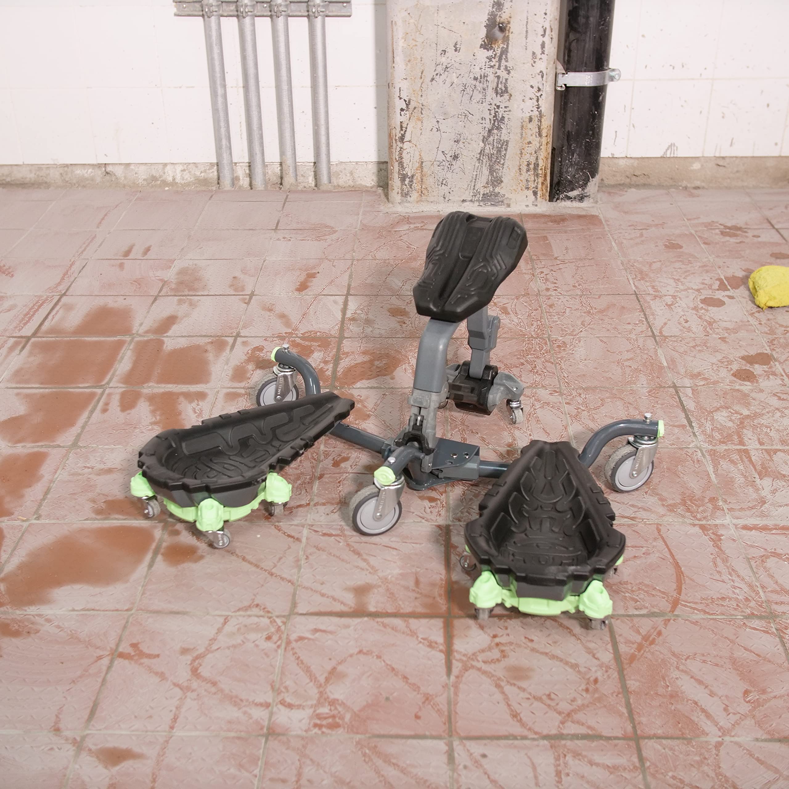 Rolling Knee Pads with 360° Turning Seat