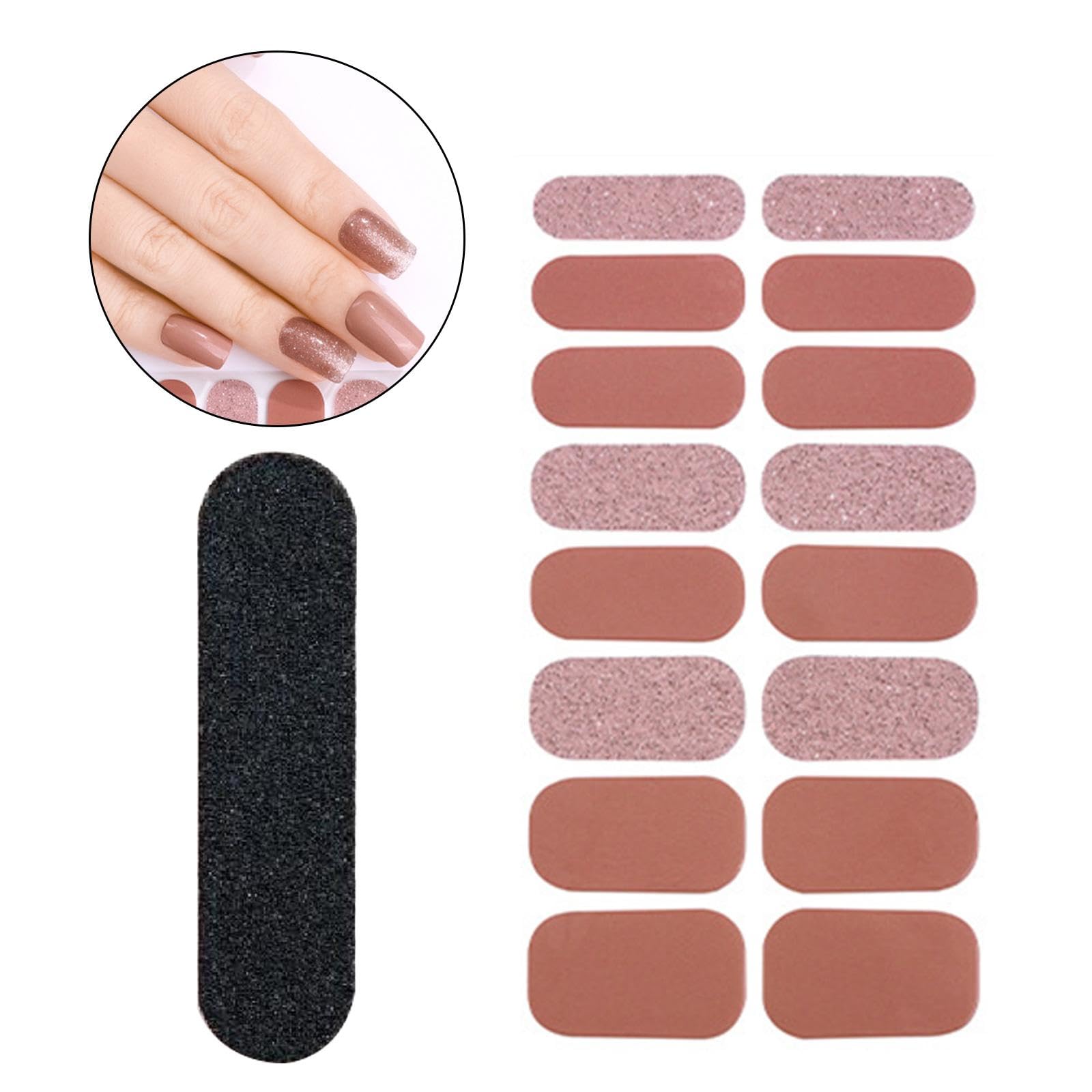 Semi-Cured Gel Nail Wraps
