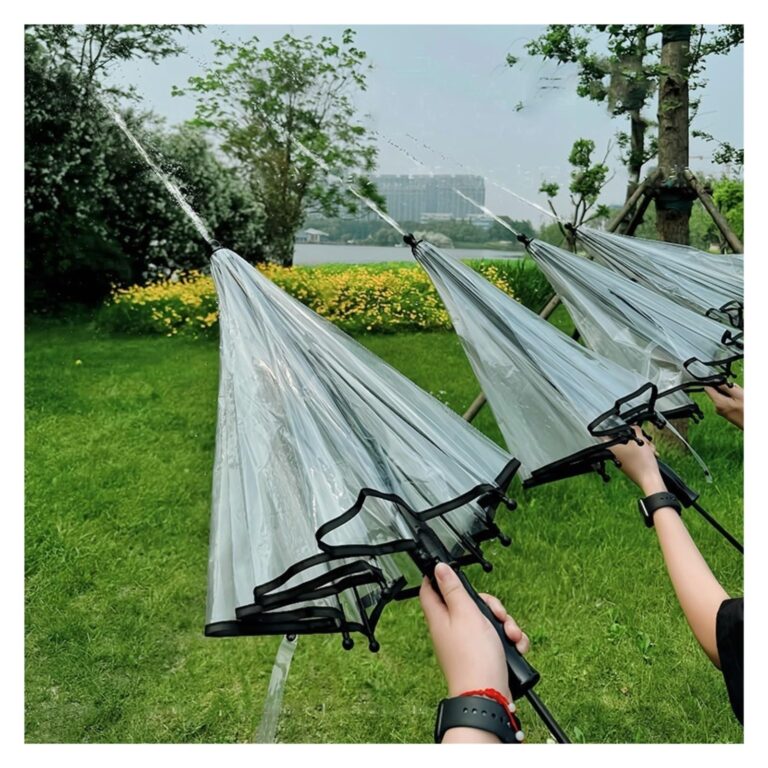 Umbrella with Built-in Water Blaster