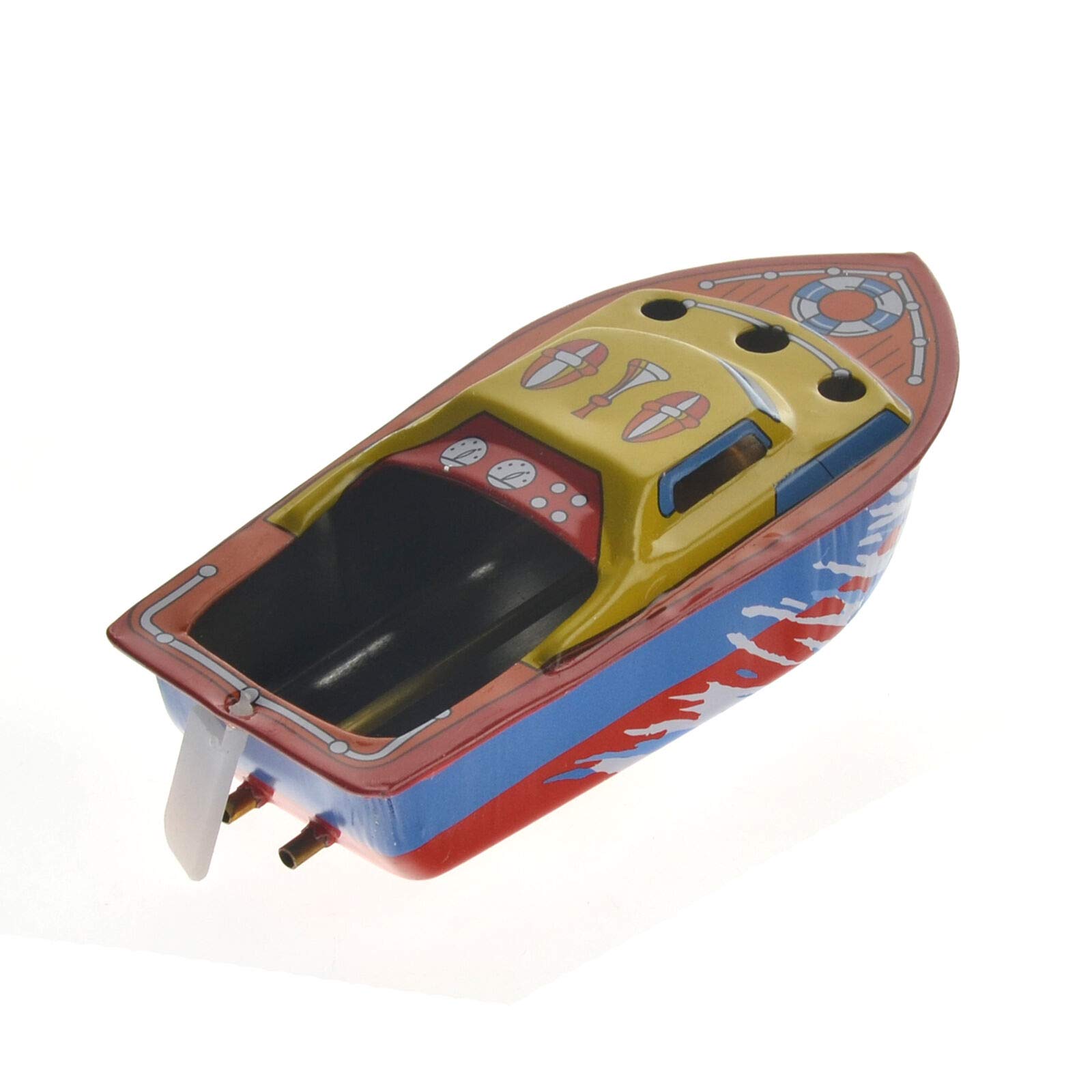 Vintage Pop Pop Steam Boat Tin Toy