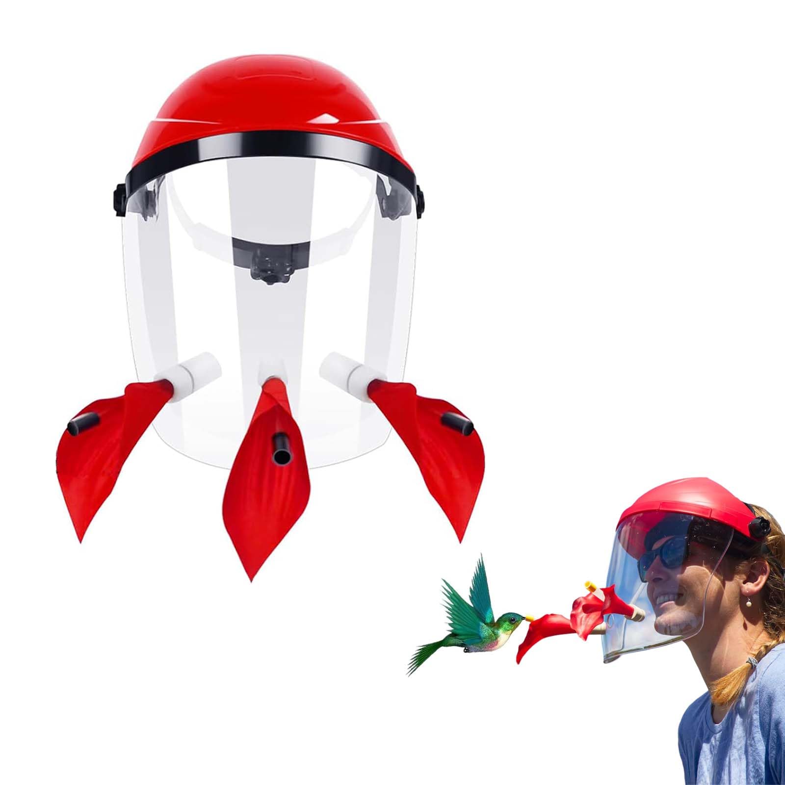 Wearable Hummingbird Feeder Mask