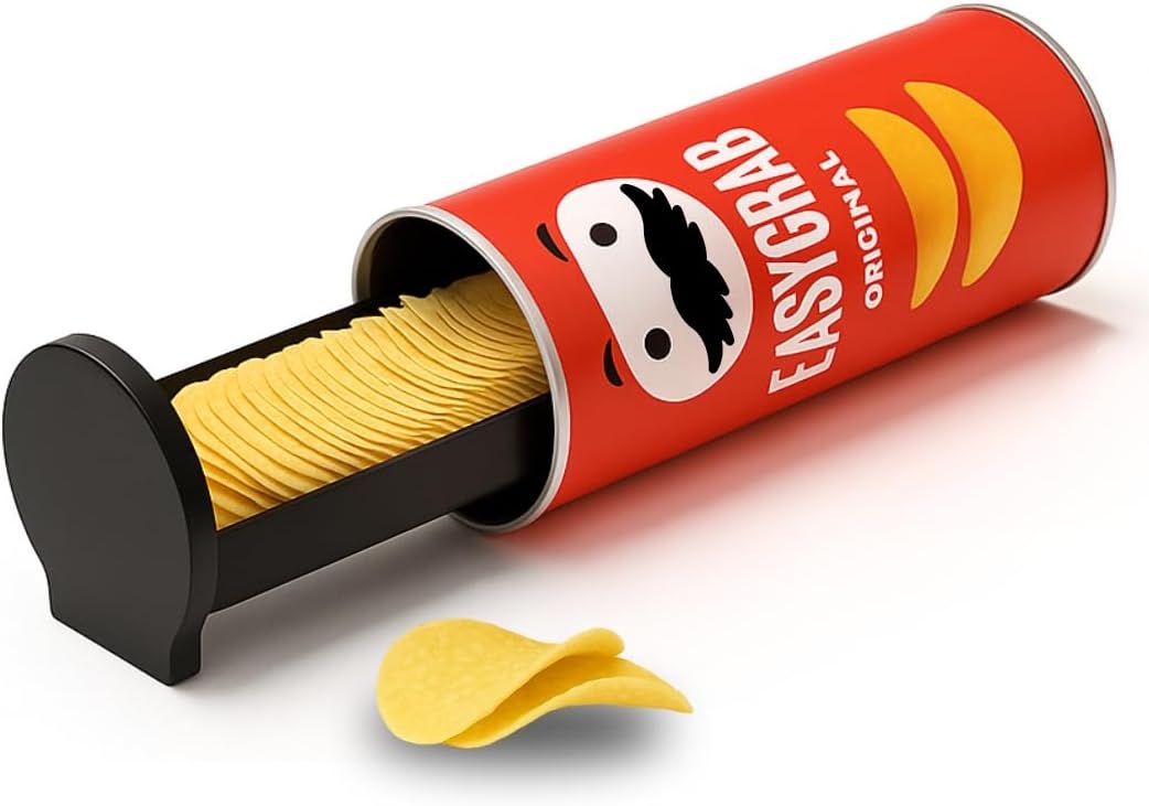 EasyGrab Chip Dispenser, No-Mess Stackable Holder