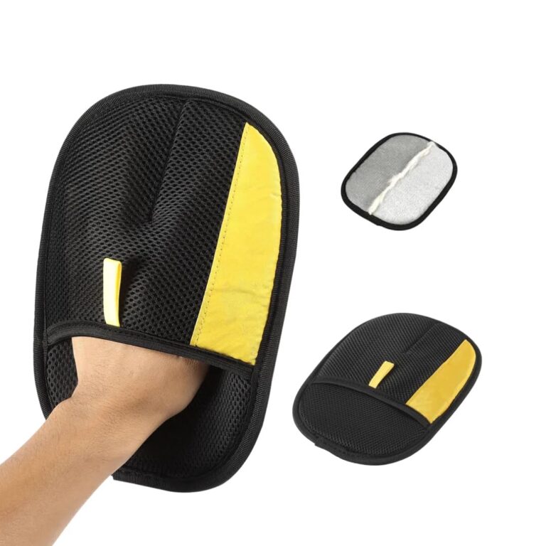 Double-Sided Pet Hair Removal & Grooming Glove for Cats & Dogs
