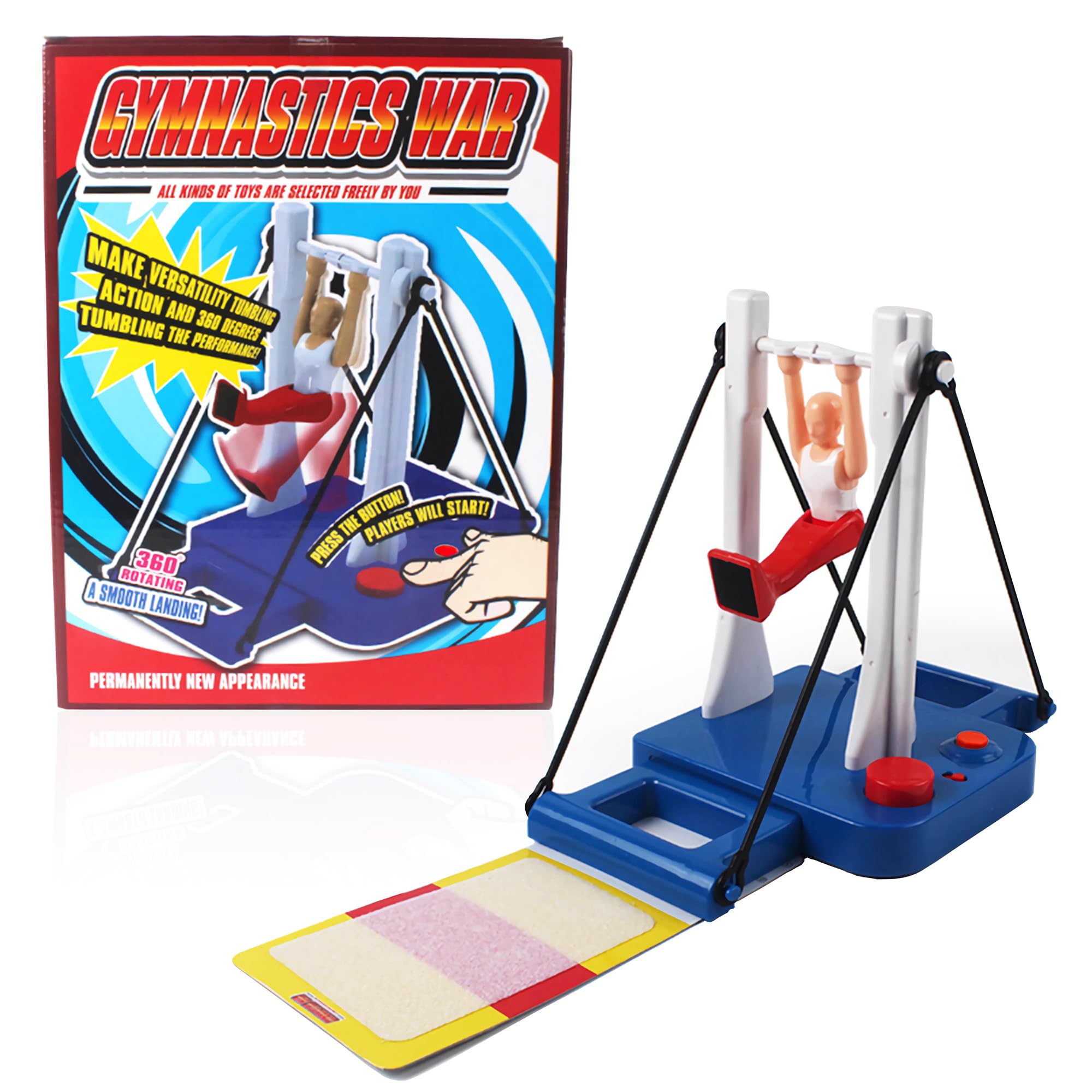 Gymnastics Challenge Game, Fun Skill-Building Table Toy