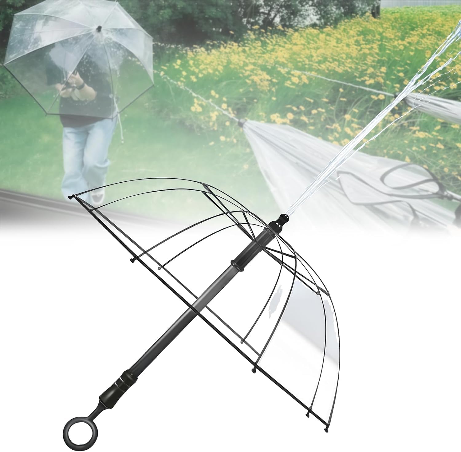 Umbrella Water Gun, Dual-Use Blaster & Rain Shield