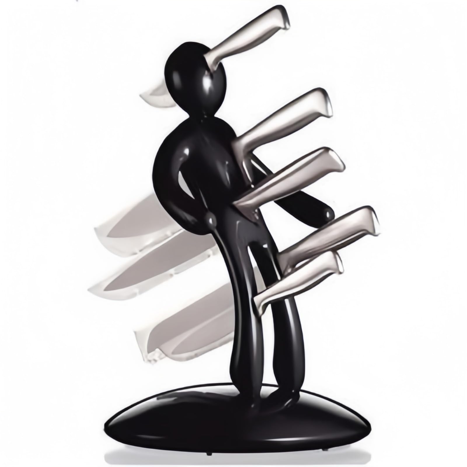 Creative Human-Shaped Kitchen Knife Set with Holder