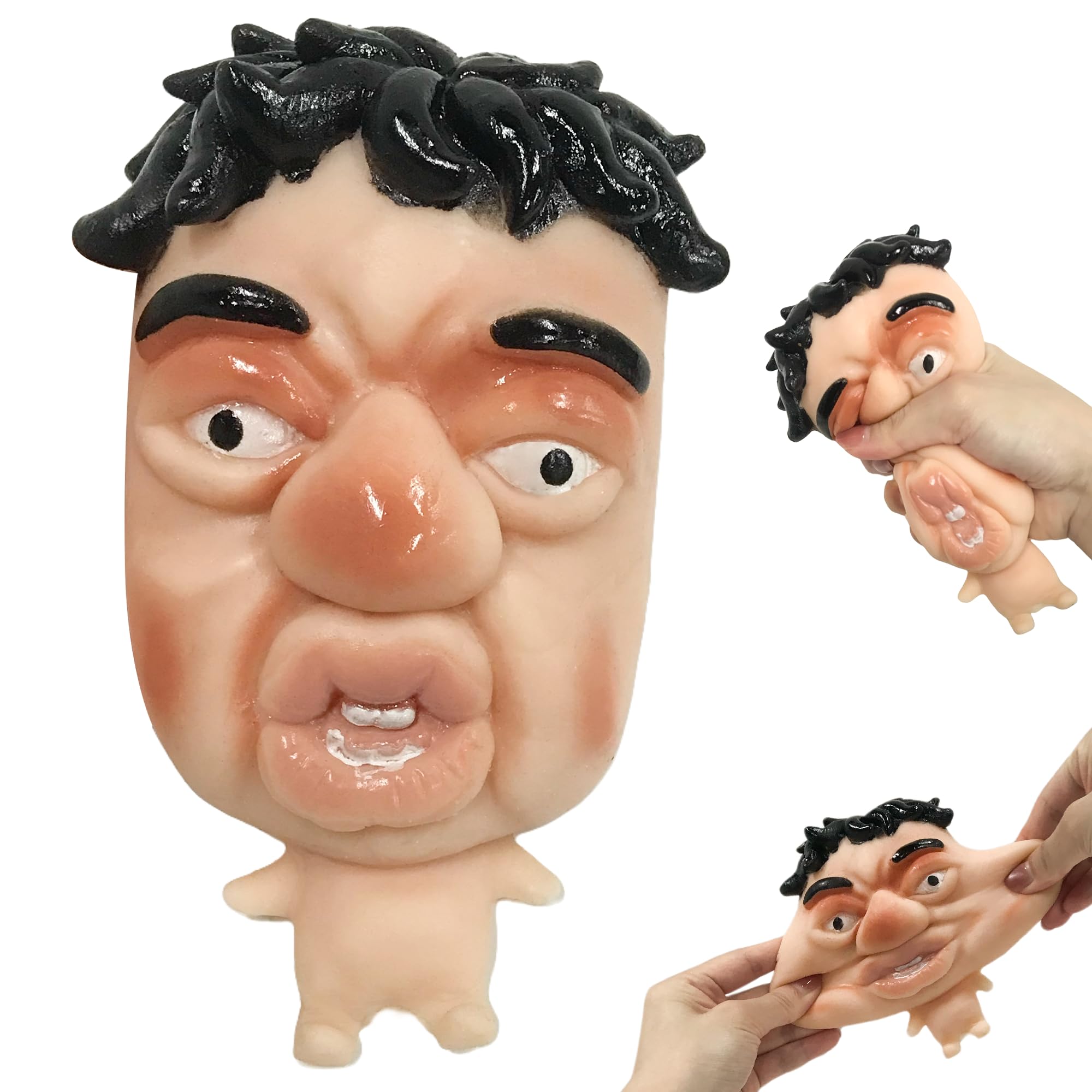 Funny Squishy Face Fidget Toy for Stress Relief