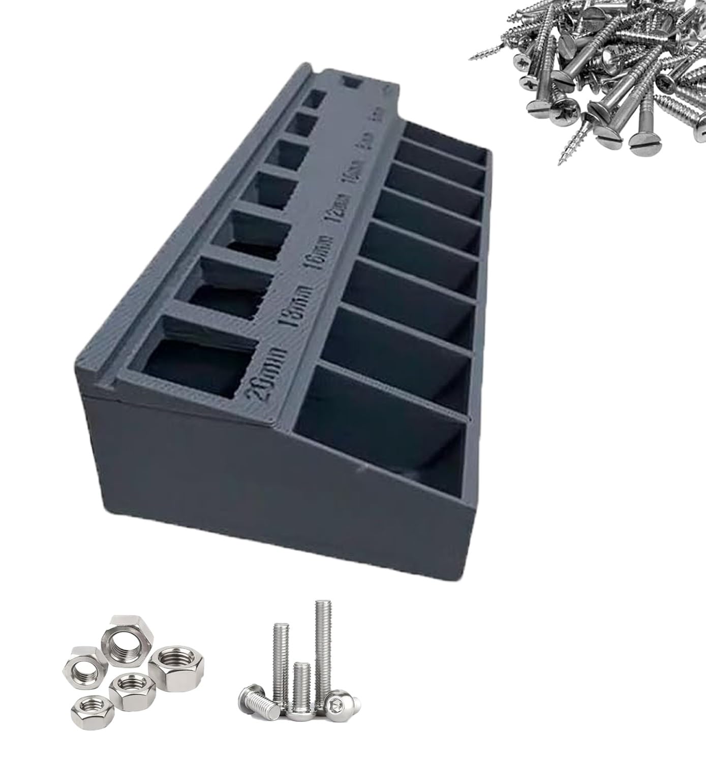 M3 Bolt Screw Sorter Tray with 7 Slots